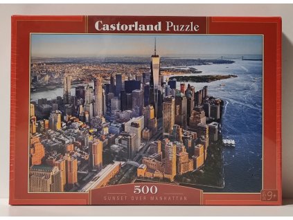 CASTORLAND Puzzle Západ slunce nad Manhatnem 500 dílků