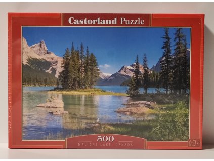 CASTORLAND Puzzle Jezero Maligne, Kanada 500 dílků