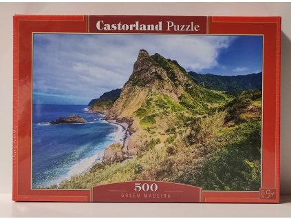 CASTORLAND Puzzle Zelená Madeira 500 dílků
