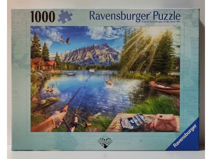 RAVENSBURGER Puzzle život u jezera 1000 dílků