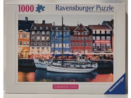 RAVENSBURGER Puzzle Kodaň 1000 dílků