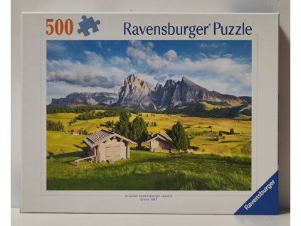 RAVENSBURGER Puzzle Italské dolomity 500 dílků