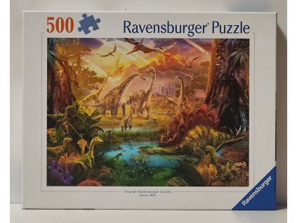 Puzzle Ravensburger 500 dílků Země dinosaurů