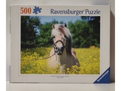 RAVENSBURGER Puzzle Plavý kůň 500 dílků