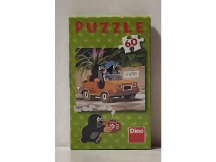 DINO Puzzle Krtek a autíčko 60 dílků
