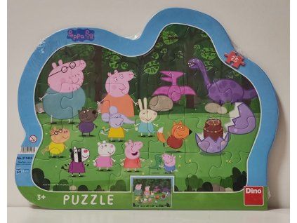 DINO Puzzle Prasátko Peppa 25 dílků