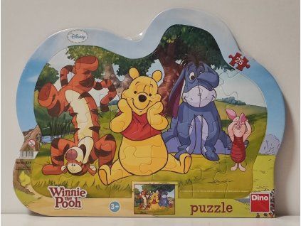 DINO Puzzle Medvídek Pú a přátelé 25 dílků