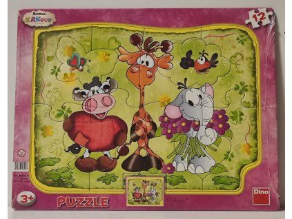 DINO Puzzle Krkouni 12 dílků