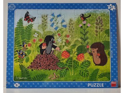 DINO Puzzle Krtek a jahody 40 dílků