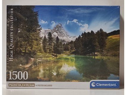 CLEMENTONI Puzzle Modré jezero 1500 dílků
