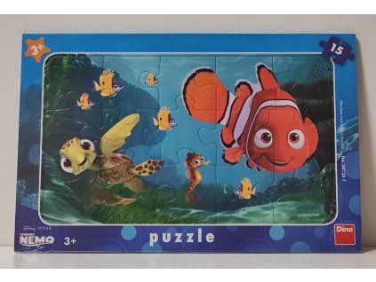 DINO Puzzle Hledá se Nemo: Nemo a želva 15 dílků