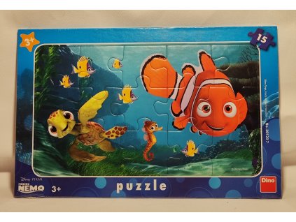 DINO Puzzle Hledá se Nemo: Nemo a želva 15 dílků
