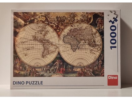 DINO Puzzle Historická mapa světa 1000 dílků