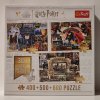 TREFL Puzzle Harry Potter: Turnaj tří kouzelníků, Famfrpál a Bradavice 400 + 500 + 600 dílků
