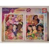 EDUCA Puzzle Disney princezny 2x500 dílků