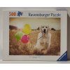 RAVENSBURGER Puzzle Labrador s balónky 500 dílků