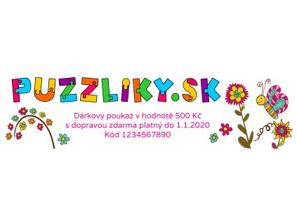 Darčekový poukaz puzzliky