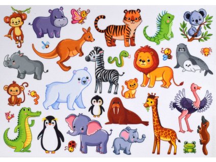 Svet safari plstený panel