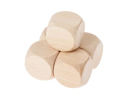 Drevená kocka 3x3x3 cm