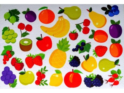 Ovocie - plstený panel
