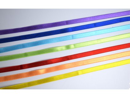 atlasové stuhy farebné / barevné