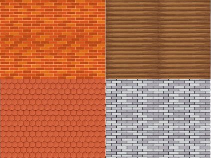 Štruktúry do knihy - bavlnený panel