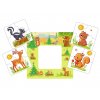 Puzzle pre najmenších lesné zvieratká