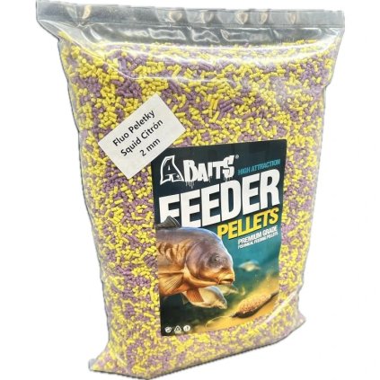 Fluo peletky 2mm Squid Lemon SvětPVA.cz