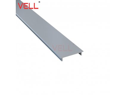 Difuzor šedý PVC pro nábytkový profil 15 mm