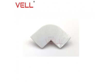 PVC koncovka bílá pro profil 15 mm