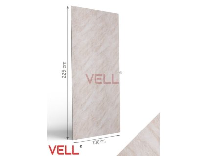PVC nástěnný panel VELL mramor béžový 225x100cm