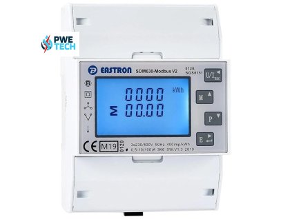 49 elektromer 3f na din listu trojfazovy eastron sdm630mct v2 x 5a mid modbus rtu polopriamy
