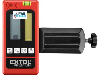 Prijímač laserového lúča pre červený a zelený laser, EXTOL PREMIUM 8823390
