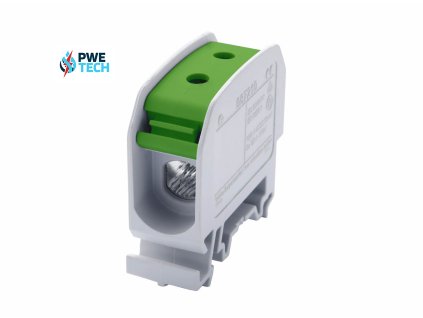 81011005 STB 35 zlaczka szynowa gwintowa al cu zielony simblock