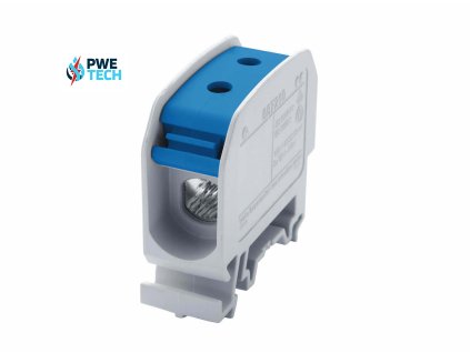 81011003 STB 35 zlaczka szynowa gwintowa al cu niebieska simblock