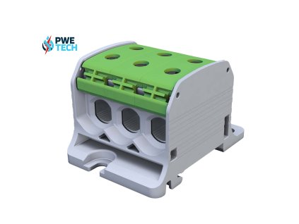 81003005 Zlaczka szynowa gwintowa Al Cu STB 50 3 SIMBLOCK