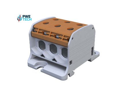 81003015 Zlaczka szynowa gwintowa Al Cu STB 50 3 SIMBLOCK