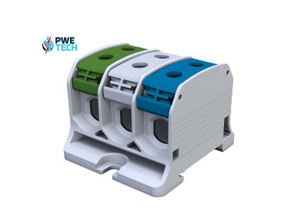 81004021 Zlaczka szynowa gwintowa Al Cu STB 50 3bieguny SIMBLOCK