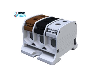 81004022 Zlaczka szynowa gwintowa Al Cu STB 50 3bieguny SIMBLOCK