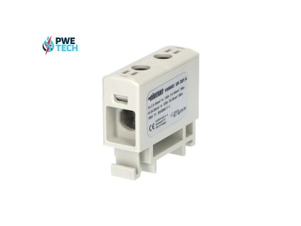 Svorka univerzálna UK 35/1 A, 135A, 1x35mm2 1pól., AL/CU, krytá, sivá, na DIN lištu