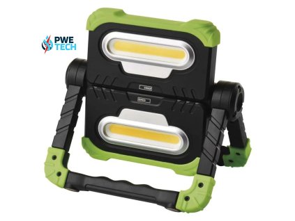COB LED nabíjací pracovný reflektor, 2000 lm, 8000 mA