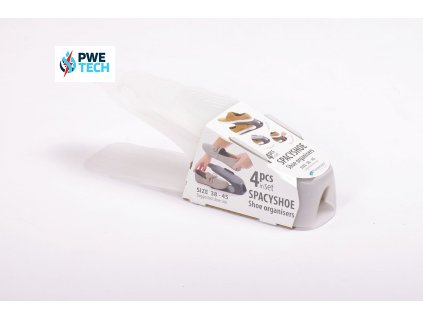 sada organizeru na boty vel 38 45 4ks barva transparentni