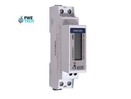 Elektromer 1F na DIN lištu jednofázový digitálny VCX EASTRON SDM120D MID 45A