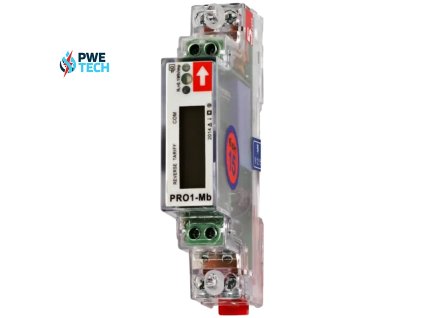 1fazovy elektromer pro1 45a s komunikaci m bus mid hwserver 1