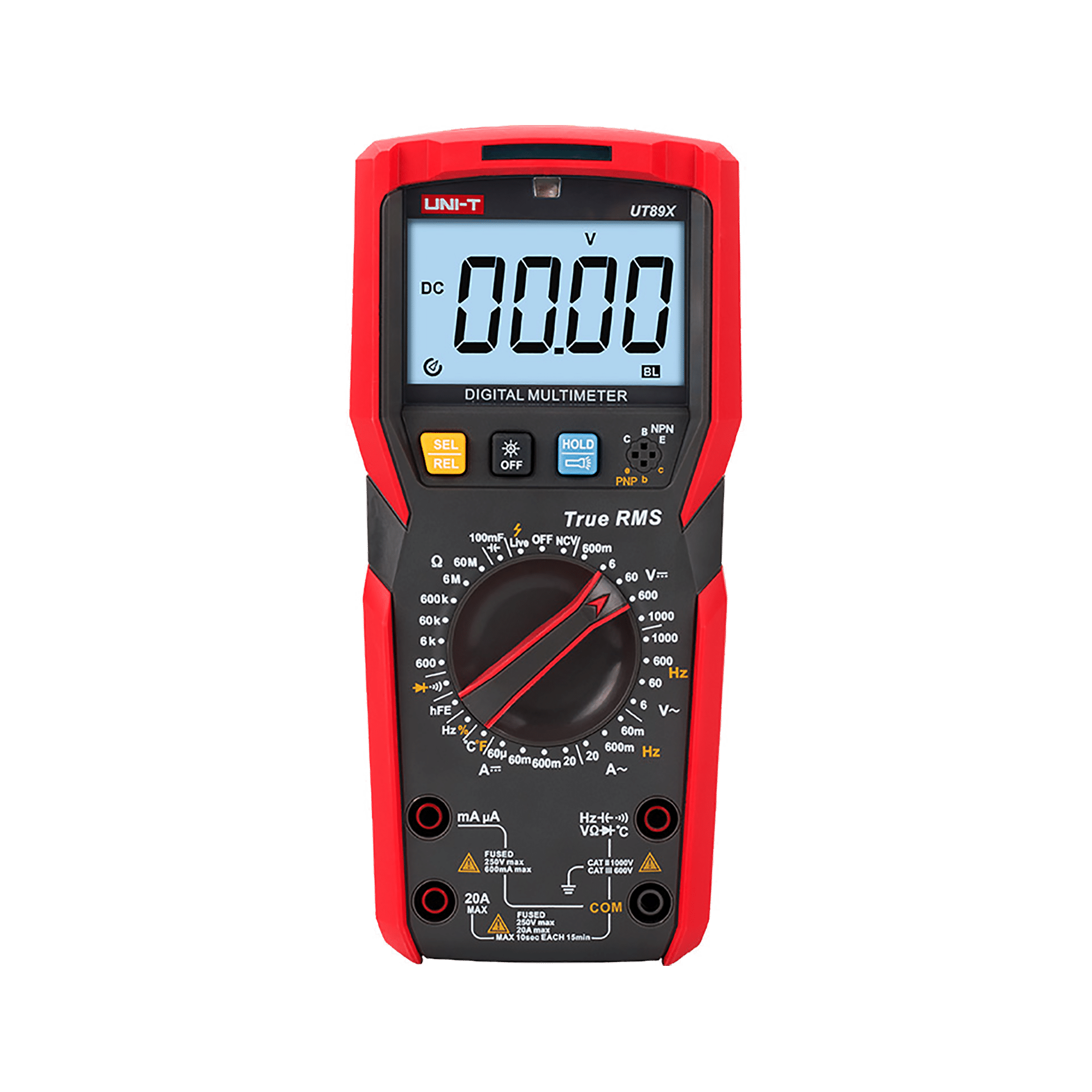 Univerzálny multimeter Uni-T UT89X True RMS AC aj DC DC Až DO 1000 V