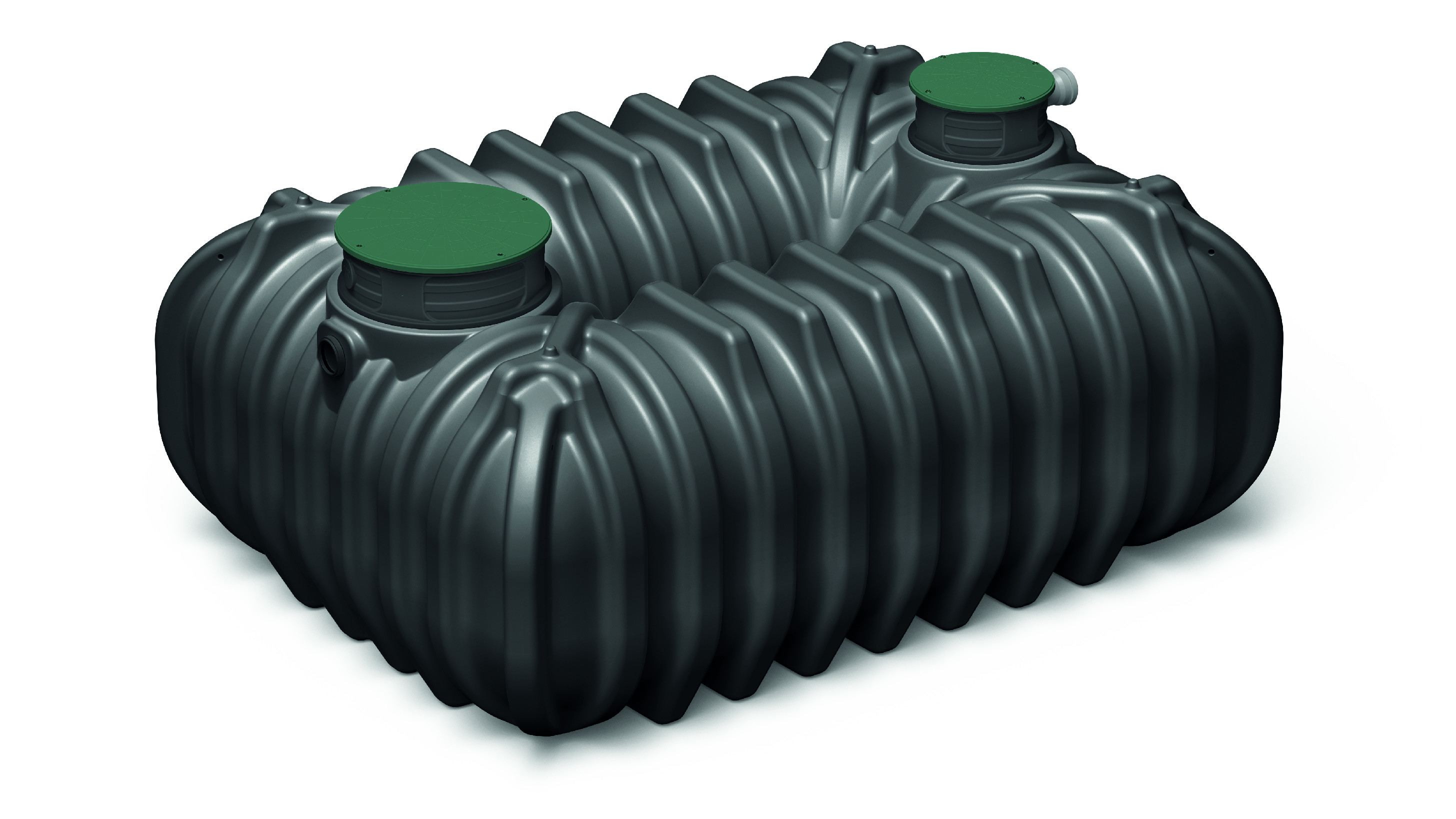 Podzemná plastová nádrž Unground Tank R-7000 (7000 litrov) monolit na dažďovú vodu čierna