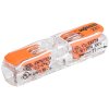 Svorka WAGO 221-2411 krabicová-lanko/pevný 2x4mm2 priebežná balenie 60 kusov