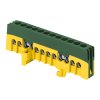 Zbernica na DIN lištu izolovaná zeleno-žltá IP20, mostík zeleno-žltý PE12 12x16mm2