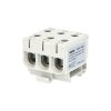 Svorka univerzálna trojitá UK 50/3 A, 160A, 3x50mm2 1pól, AL/CU, krytá, sivá, na DIN