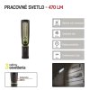 CREE LED + COB LED nabíj. svietidlo P4532, 470 lm, 1800 mAh